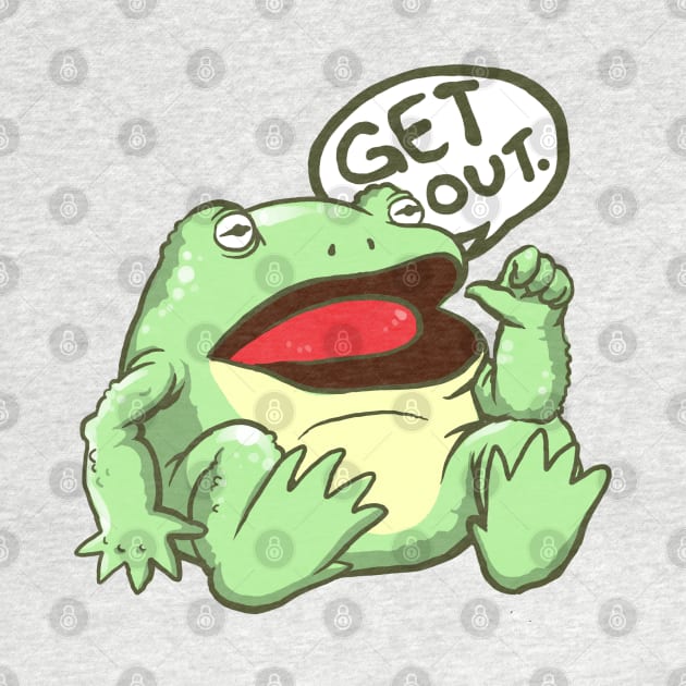 GET OUT. Something Awful Frog by Studio Marimo